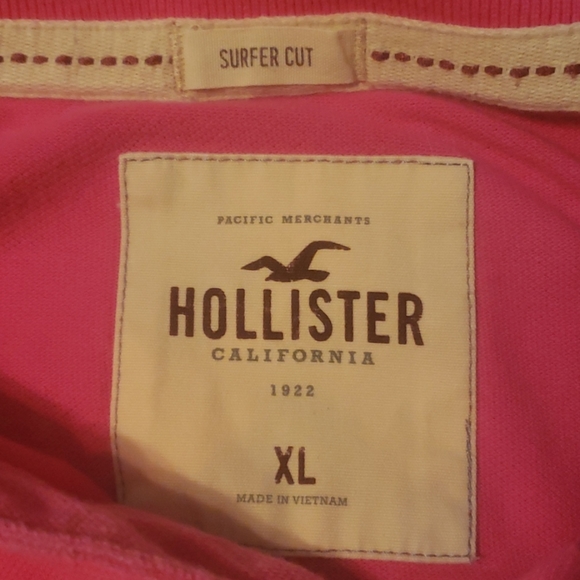 Pink Hollister Polo - Picture 2 of 2